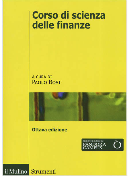 CORSO DI SCIENZA DELLE FINANZE