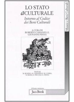 STATO ACULTURALE INTORNO AL CODICE DEI BENI CULTURALI (LO)