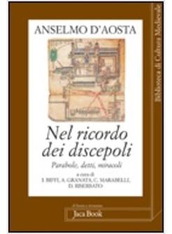 NEL RICORDO DEI DISCEPOLI PAROLE DETTI MIRACOLI