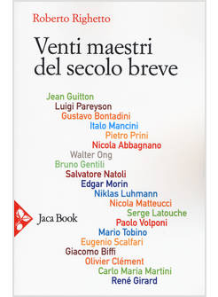 VENTI MAESTRI DEL SECOLO BREVE