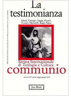 COMMUNIO. LA TESTIMONIANZA. VOL. 232