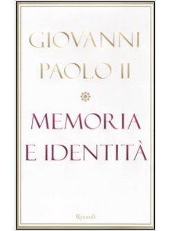 MEMORIA E IDENTITA' ITALIANO