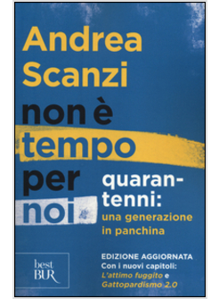 NON E' TEMPO PER NOI QUARANTENNI: UNA GENERAZIONE IN PANCHINA