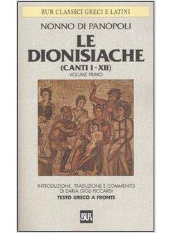 DIONISIACHE (LE) VOL 1 CANTI 1-12