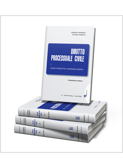 DIRITTO PROCESSUALE CIVILE 4 VOLUMI INDIVISIBILI