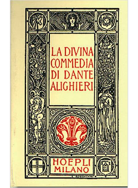 DANTE MINUSCOLO HOEPLIANO LA DIVINA COMMEDIA