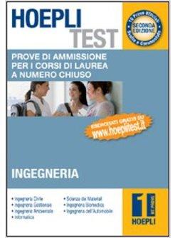 HOEPLI TEST VOL 1 PROVE DI AMMISSIONE INGEGNERIA