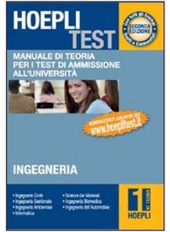 HOEPLI TEST VOL 1 MANUALE DI TEORIA INGEGNERIA