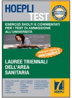 HOEPLI TEST VOL 7 ESERCIZI LAUREE TRIENNALI DELL'AREA SANITARIA