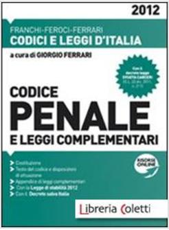 CODICE PENALE 2012