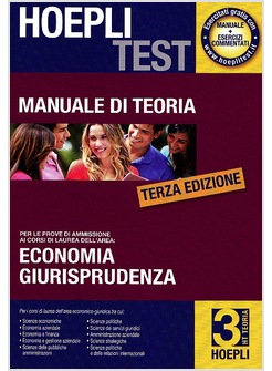 HOEPLI TEST TEORIA. ECONOMIA E GIURISPRUDENZA