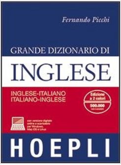 GRANDE DIZIONARIO DI INGLESE. INGLESE-ITALIANO, ITALIANO-INGLESE. CON ESPANSIONE