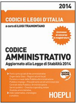 CODICE AMMINISTRATIVO 2014