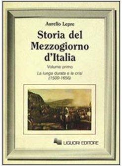 STORIA DEL MEZZOGIORNO D'ITALIA VOL 1