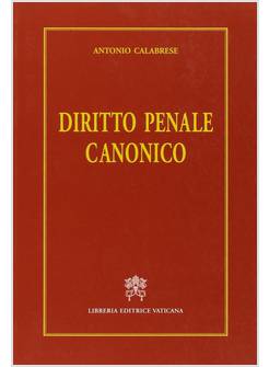DIRITTO PENALE CANONICO