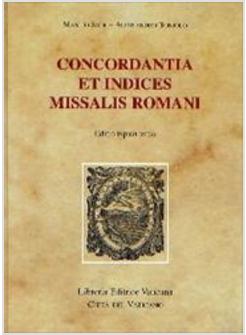 CONCORDANTIA ET INDICES MISSALIS ROMANI