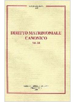 DIRITTO MATRIMONIALE CANONICO 3