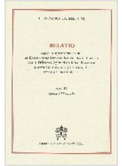 RELATIO SUPER 4 1999-2003  JURISPRUDENTIA DE RITU