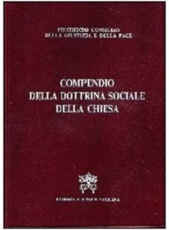 COMPENDIO DELLA DOTTRINA SOCIALE DELLA CHIESA TASCABILE PLASTICA