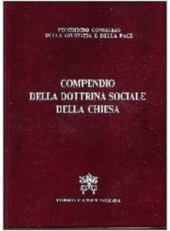 COMPENDIO DELLA DOTTRINA SOCIALE DELLA CHIESA TASCABILE PLASTICA