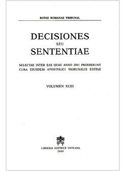 DECISIONES SEU SENTENTIAE vol 93  2001