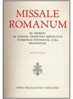 MISSALE ROMANUM LATINO 1962 MEZZA PELLE