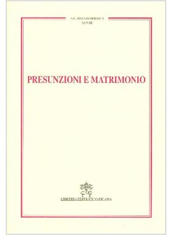 PRESUNZIONE E MATRIMONIO