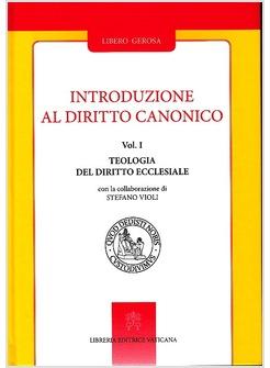 INTRODUZIONE AL DIRITTO CANONICO 2 VOLL