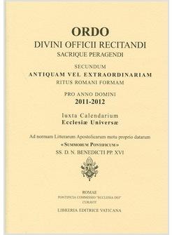 ORDO DIVINI OFFICII RECITANDI 2011-2012