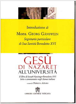 GESU' DI NAZARET ALL'UNIVERSITA'. IL LIBRO COMMENTATO NEGLI ATENEI ITALIANI