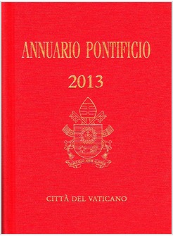 ANNUARIO PONTIFICIO 2013