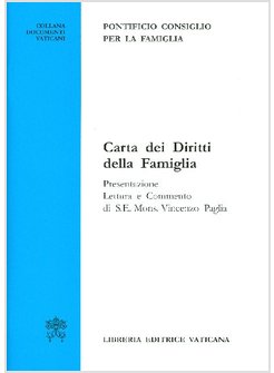 CARTA DEI DIRITTI DELLA FAMIGLIA