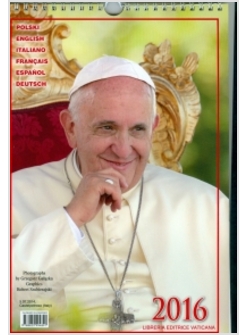 CALENDARIO PAPA FRANCESCO MULTILINGUE 2016