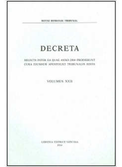 DECRETA (2004). TESTO LATINO