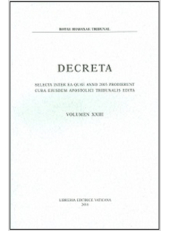 DECRETA (2005). TESTO LATINO