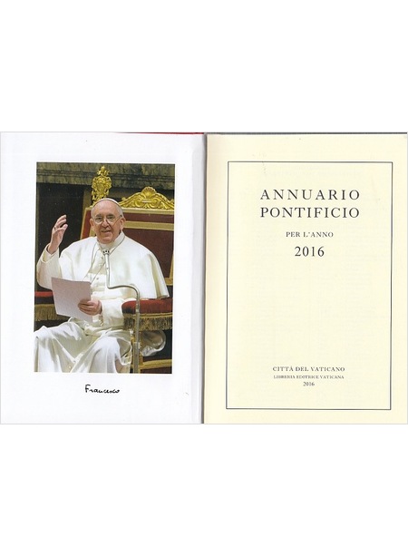 Annuario Pontificio 2016 Libreria Editrice Vaticana