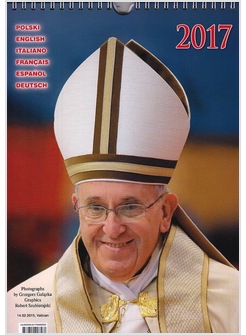 CALENDARIO PAPA FRANCESCO MULTILIGUE 2017