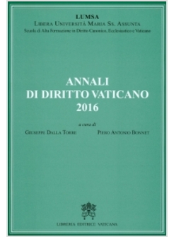 ANNALI DI DIRITTO VATICANO 2016
