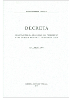 DECRETA. VOLUMEN XXVI