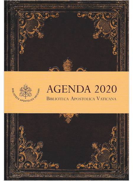 AGENDA GRANDE BIBLIOTECA APOSTOLICA VATICANA 2020