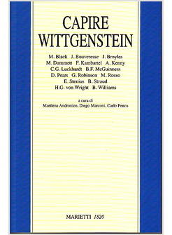 CAPIRE WITTGENSTEIN