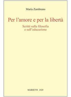 PER L'AMORE E PER LA LIBERTA'