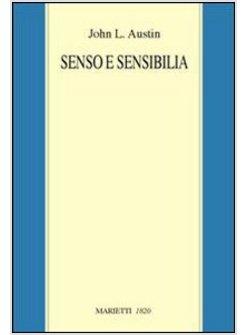 SENSO E SENSIBILIA