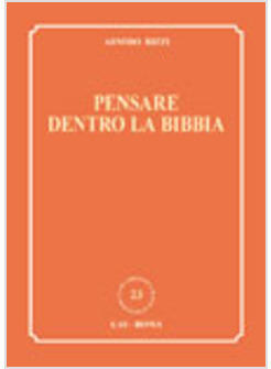 PENSARE DENTRO LA BIBBIA