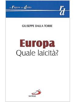 EUROPA QUALE LAICITA'