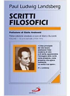 SCRITTI FILOSOFICI 1 