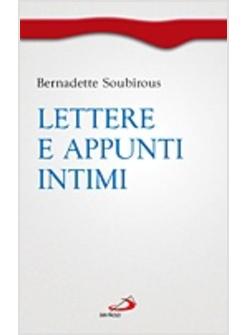 LETTERE E APPUNTI INTIMI
