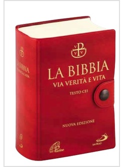 LA BIBBIA VIA VERITA' E VITA TASCABILE CON BOTTONE