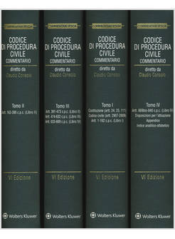 CODICE DI PROCEDURA CIVILE COMMENTARIO. CON E-BOOK