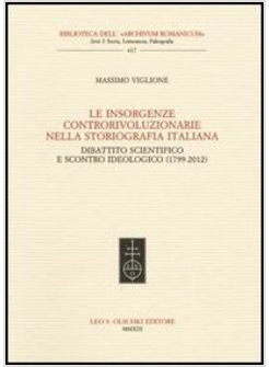 INSORGENZE CONTRORIVOLUZIONARIE NELLA STORIOGRAFIA ITALIANA. DIBATTITO